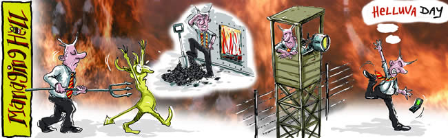 Managing Hell cartoon 13: 12.06.2006