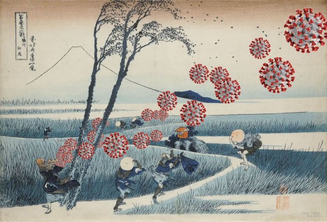 Covid-19: after Hokusai