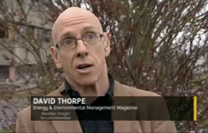 David Thorpe on ITV Meridian News 18.3.12